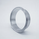 304 Stainless Steel 4-inch Tri-Clamp to 4-inch Long Ferrule - to be welded on to 4-inch tubing. Bottom View. Photo Credit: TCfittings.com