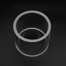 Borosilicate Sight Glass Replacement Glass. Top angled view to show the thickness of the glass. Photo Credit: TCfittings.com