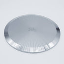 304 Stainless Steel 8 inch Tri-clamp Cap. Top angled view. Photo Credit: TCfittings.com