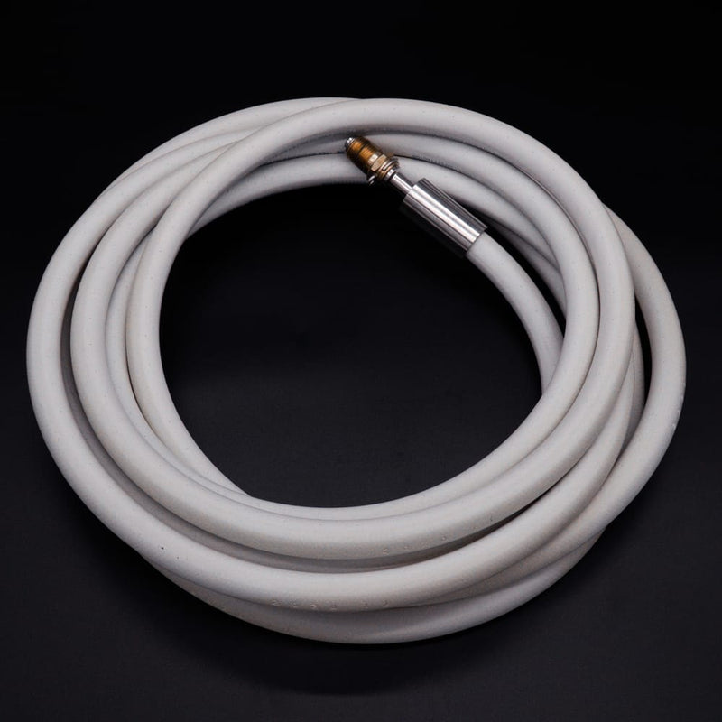 3/4-inch Texcel Washdown Hose with swivel end. Coiled View. Photo Credit: TCfittings.com