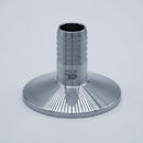 1.5-inch Tri-Clamp x 5/8-inch Hose Barb adapter. Main Side View. Photo Credit: TCfittings.com