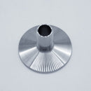 1.5-inch Tri-Clamp x 5/8-inch Hose Barb adapter. Top View. Photo Credit: TCfittings.com