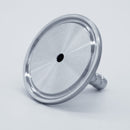 1.5-inch Tri-Clamp x 5/16-inch Hose Barb adapter. Bottom View. Photo Credit: TCfittings.com