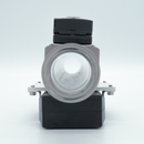 Inside view of the flow meter mounted on a 12" Spool. Shows unobstructed pipe interior. Photo credit to TCfittings.com