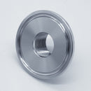 1.5-inch Tri-Clamp x 1/2-inch Female NPT adapter. Bottom View - angled to show NPT threads. Photo Credit: TCfittings.com