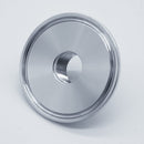 2-inch Tri-Clamp x 1/2-inch Female NPT adapter. Bottom View - angled to show NPT threads. Photo Credit: TCfittings.com