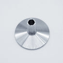 1.5-inch Tri-Clamp x 1/2-inch Hose Barb adapter. Top View. Photo Credit: TCfittings.com