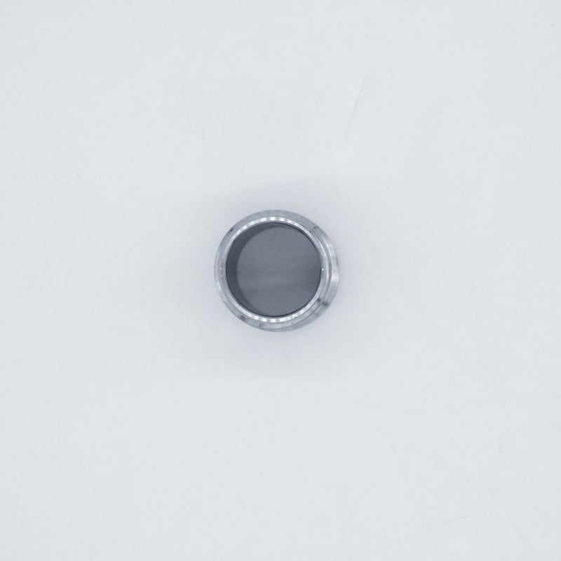 304 Stainless Steel 1/2-inch Male NPT Close Nipple. Top View. Photo credit: TCfittings.com.