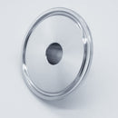 1.5-inch Tri-Clamp x 1/4-inch Female NPT adapter. Bottom View - angled to show NPT threads. Photo Credit: TCfittings.com