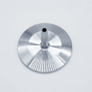 1.5-inch Tri-Clamp x 1/4-inch Hose Barb adapter. Top View. Photo Credit: TCfittings.com