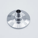 1.5-inch Tri-Clamp x 1/4-inch Male NPT adapter. Main View - angled to show NPT threads. Photo Credit: TCfittings.com