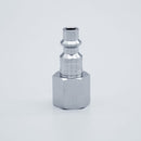 304 Stainless Steel 1/4-inch Female NPT to Male Air Quick Connect. Side Profile. Photo credit: TCfittings.com.
