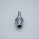 316 Stainless Steel 1/4-inch Male NPT to 1/4-inch Hose Barb Adapter. Bottom View. Photo Credit: TCfittings.com