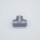 304 Stainless Steel 1/4 inch Female NPT Tee. Bottom angled view. Photo Credit: TCfittings.com