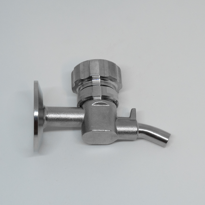 1.5-inch Tri-Clamp Compatible Sample Valve. Bottom View. Photo Credit: TCfittings.com