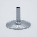 1.5-inch Tri-Clamp x 3/8-inch Hose Barb adapter. Main Side View. Photo Credit: TCfittings.com