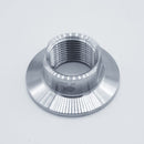 1.5-inch Tri-Clamp x 3/4-inch Female NPT adapter. Main View - angled to show NPT threads. Photo Credit: TCfittings.com