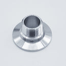 1.5-inch Tri-Clamp x 3/4-inch Male NPT adapter. Main View - angled to show NPT threads. Photo Credit: TCfittings.com