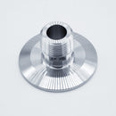 2-inch Tri-Clamp x 3/4-inch Male NPT adapter. Main View - angled to show NPT threads. Photo Credit: TCfittings.com