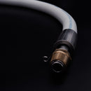 3/4-inch Texcel Washdown Hose with swivel end. Close-up of swivel end. Photo Credit: TCfittings.com