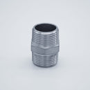 304 Stainless Steel 3/4-inch Male NPT Hex Nipple. Side profile. Photo credit: TCfittings.com.