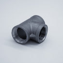 304 Stainless Steel 3/4 inch Female NPT Tee. Angled view. Photo Credit: TCfittings.com